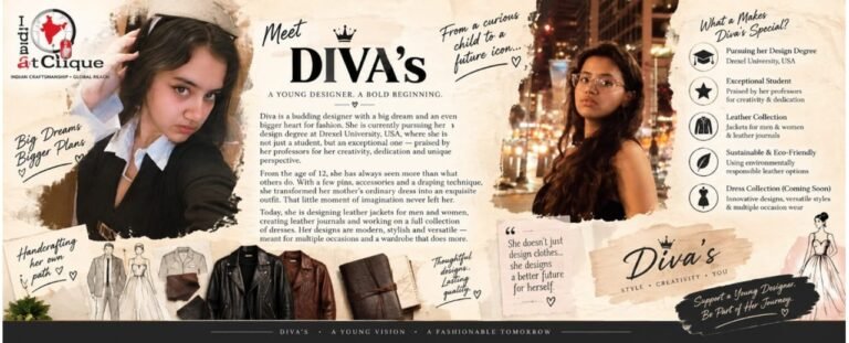 Meet Diva’s: A Young Designer Turning a Childhood Love for Fashion into a Dream