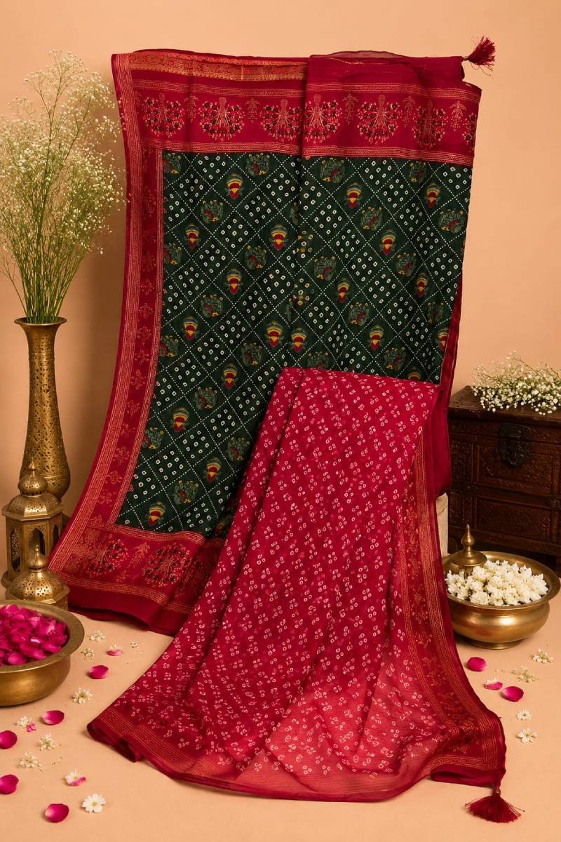 Rajwadi Gaj Yatra Saree - Image 3