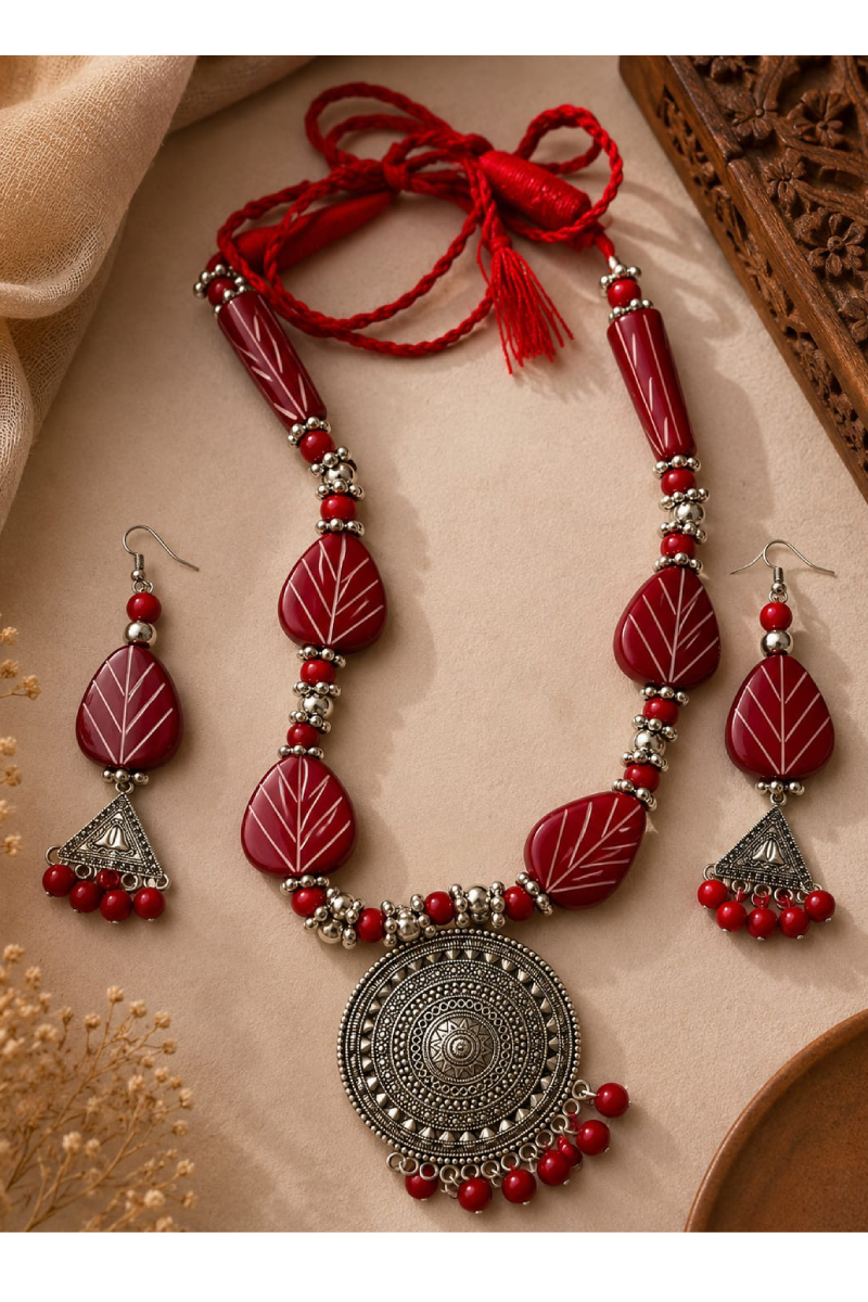Arunima – Heritage Statement Necklace Set