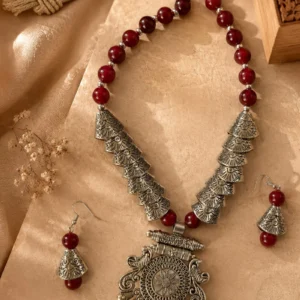 Raktima – Heritage Statement Necklace Set