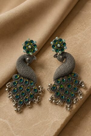 *Royal Peacock Heritage Earrings*