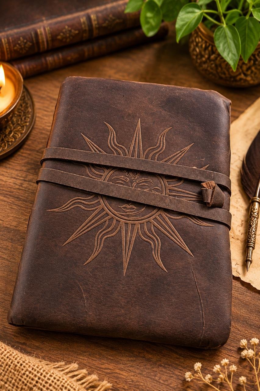 *Celestial Sun Heritage Leather Journal*