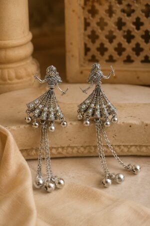 *Raas Leela Ghungroo Tassel Earrings*