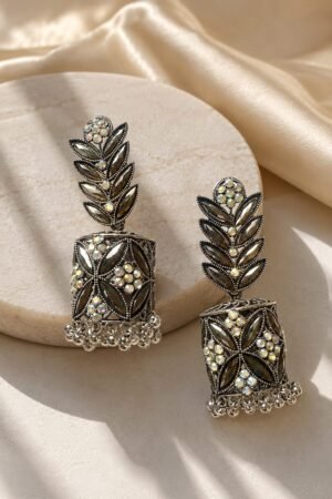 *Midnight Meadow Jhumkas*