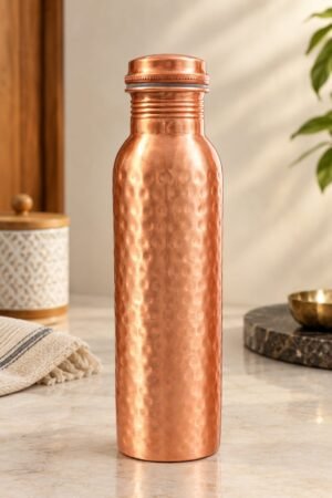 Hammered Copper Water Bottle