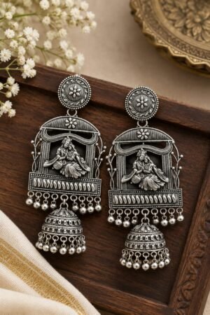 *Royal Jharokha Jhumka Earrings*