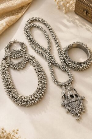 *The Rajsi Ghungroo Silver Set*